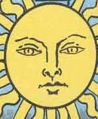 Simbolo del Sole nel Sole dei Tarocchi