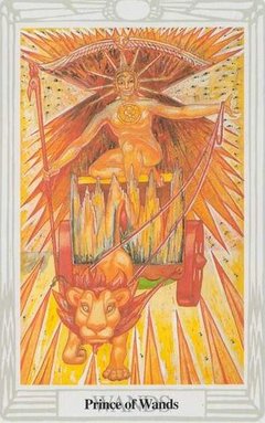 Principe di Bastoni Tarocchi Crowley Thoth