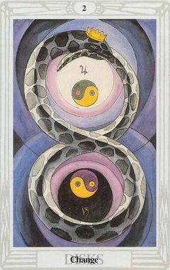 Due di Denari Tarocchi Crowley Thoth
