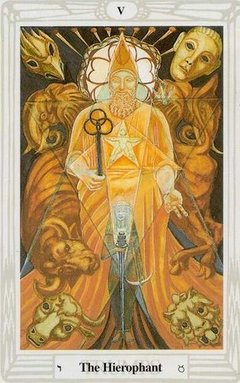 Ierofante Tarocchi Crowley Thoth